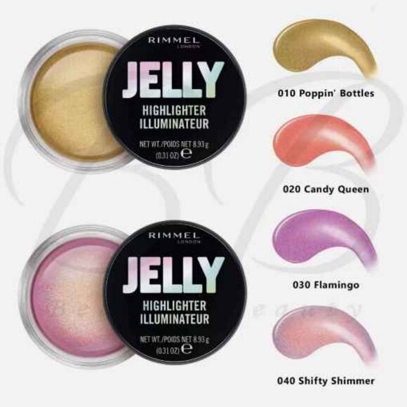 3 Rimmel London Jelly highlighter Candy Queen, Popping Bottles, Shifty Shimmer - Picture 12 of 13